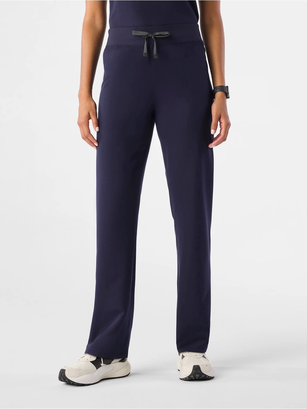 Livingston High-Rise Straight-Leg Scrub Pant